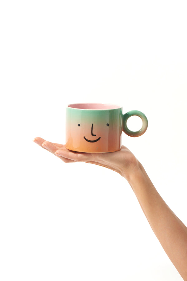 SMILEY MUG PEACH