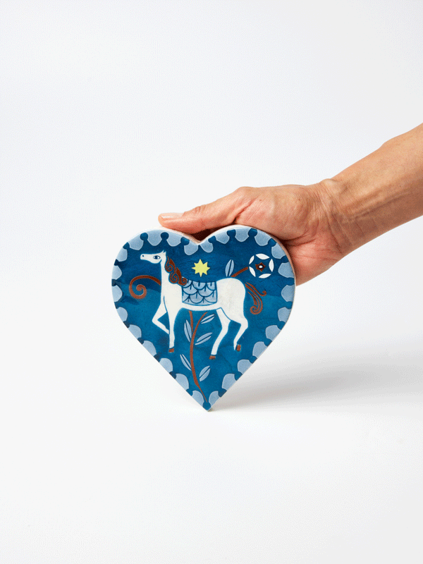 PALOMA HEART BLUE HORSE