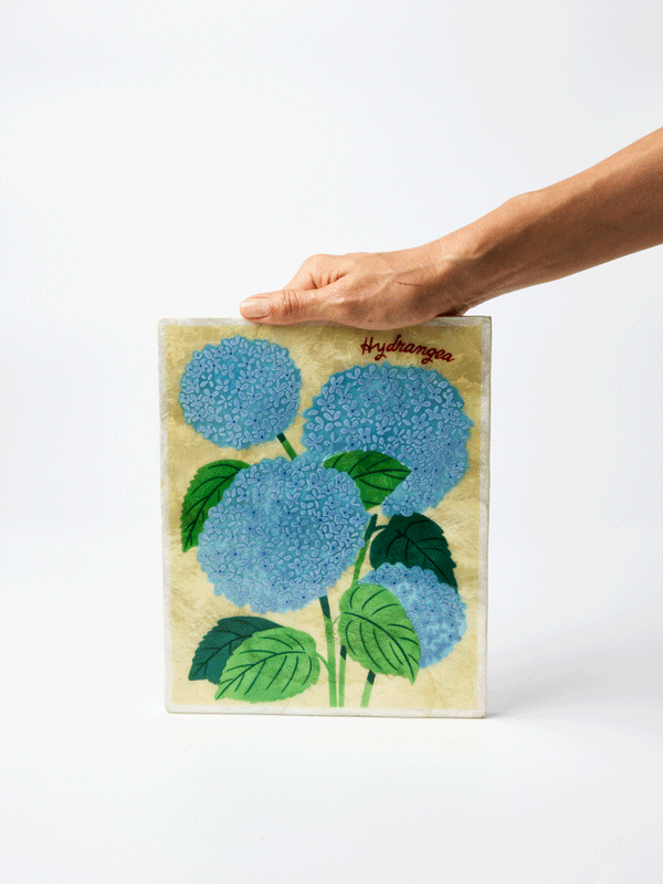 MARKET WALL ART HYDRANGEA