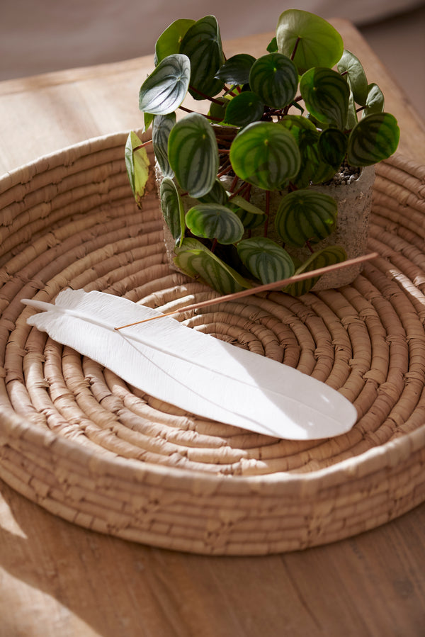 FEATHER INCENSE BURNER