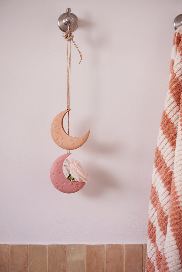 LUNA PINK HANGING VASE