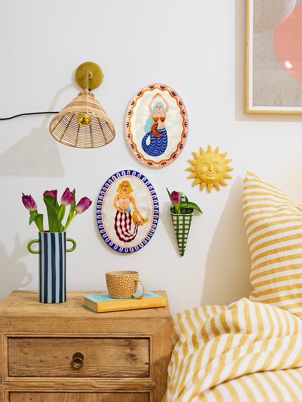 MERMAID PEARL FAN TILE