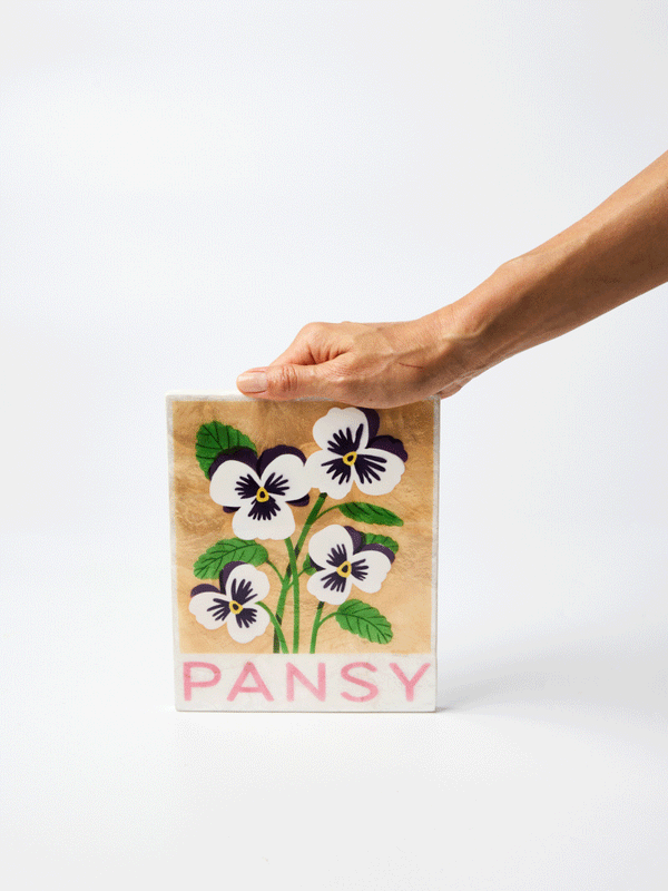 MARKET WALL ART PANSY