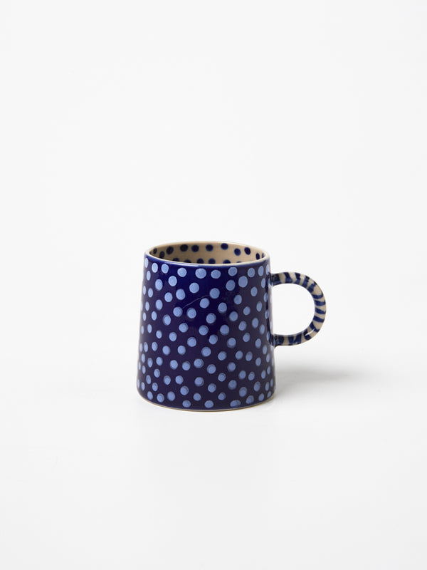 CHINO ESPRESSO CUP NAVY SPOT