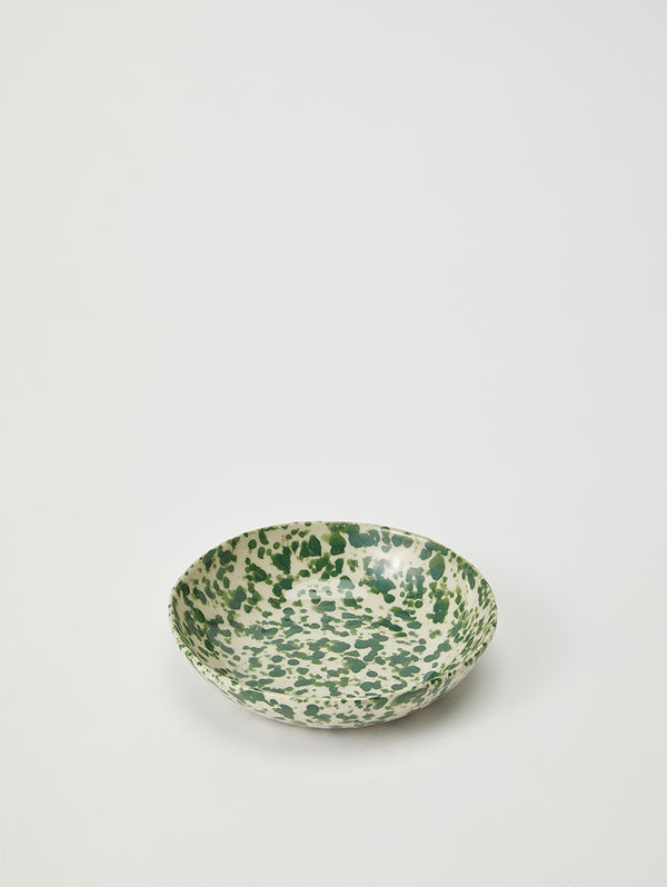 PINCHOS GREEN SPLATTER BOWL