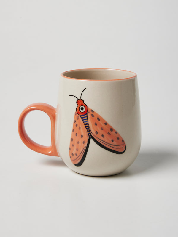 MOTH PARTY MUG PINK