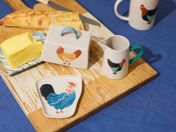 COOP WONKY BARN BLUE PLATE