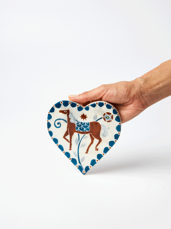 PALOMA HEART WHITE HORSE