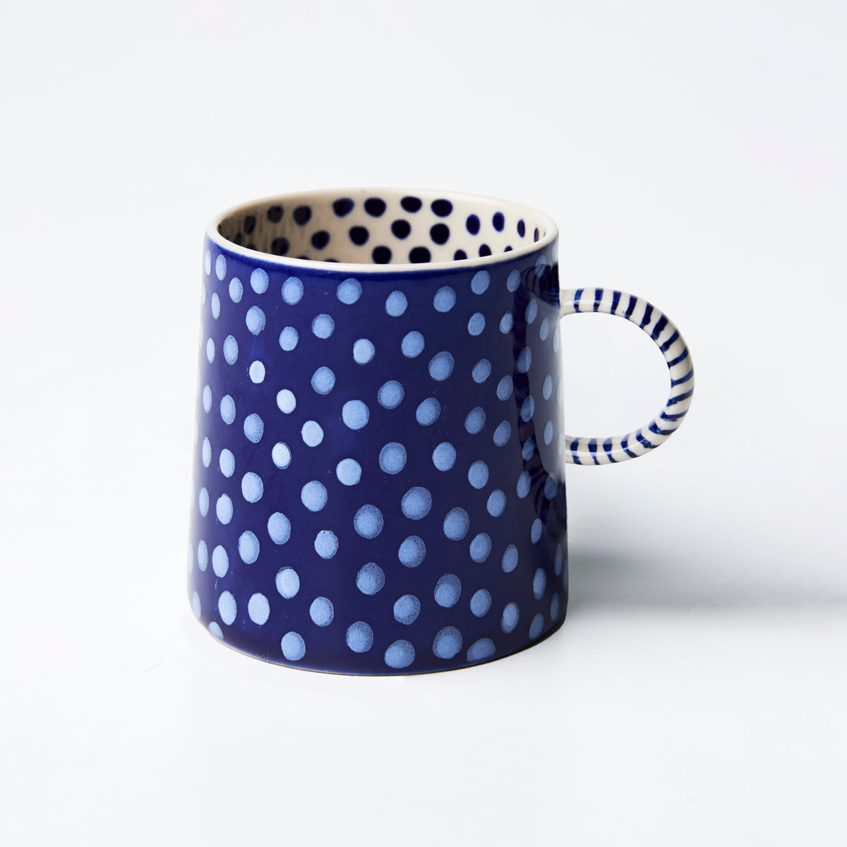 CHINO ESPRESSO CUP NAVY SPOT Jones & Co
